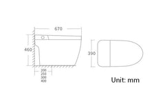 Voice-controlled Foam Shield Smart Toilet