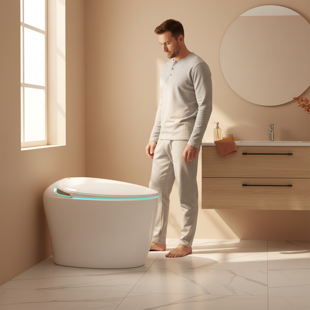 Thermostatic Heated Smart Toilet