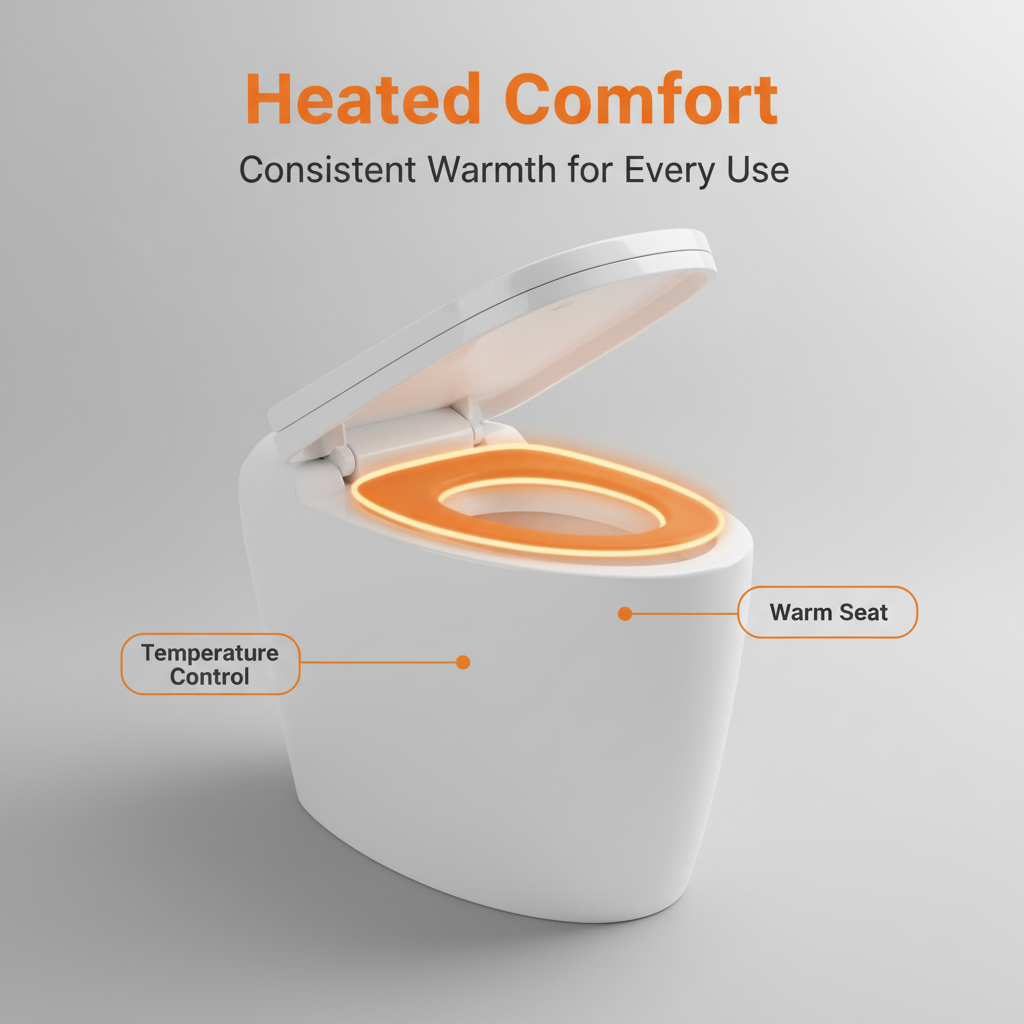 Thermostatic Heated Smart Toilet