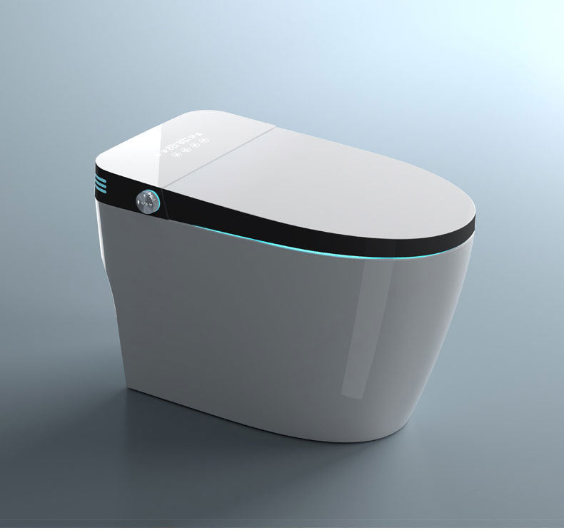 Voice-controlled Foam Shield Smart Toilet